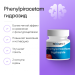 Phenylpiracetam гидразид (Phenylpiracetam Hydrazide) 25капсул фото 1 уменьшенное