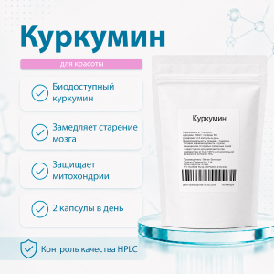 Куркумин Curcumin 95% 60 капсул фото